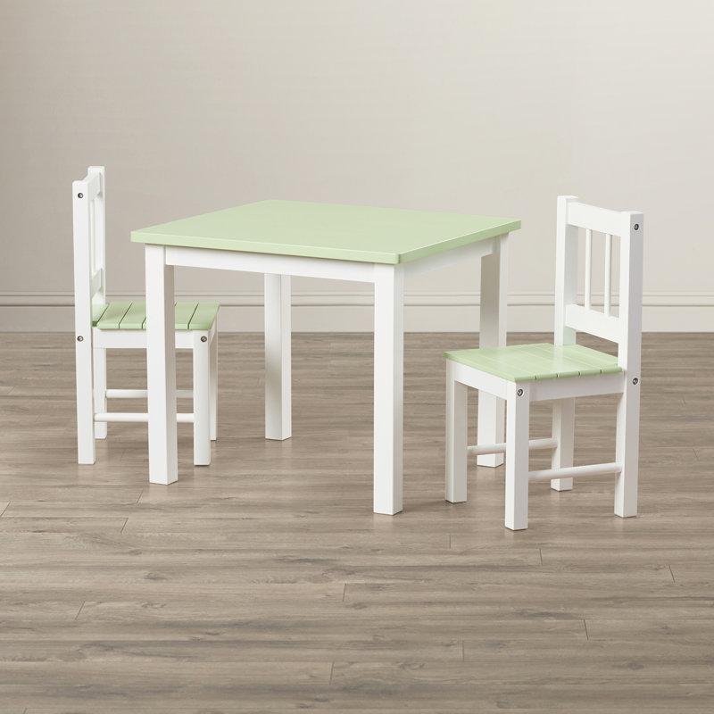 Harriet Bee Jody Kids' 3 Piece Table and Chair Set & Reviews | Wayfair